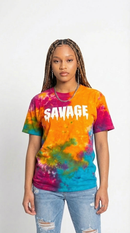 Savage T-shirt Tie Dye